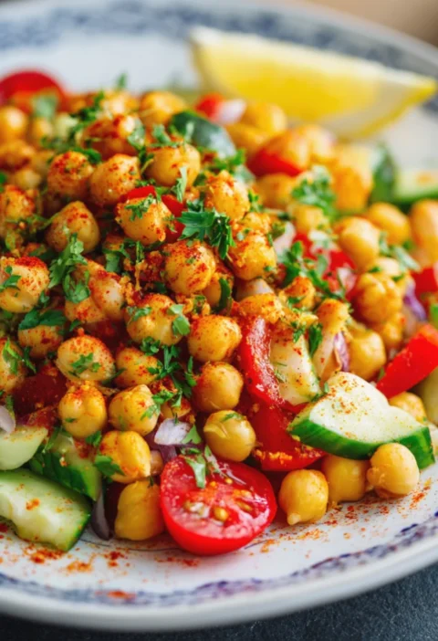 Chickpea Salad with Smoked Paprika