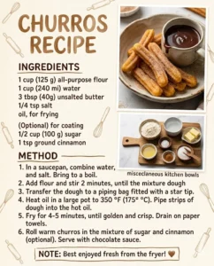 Churros Recipe