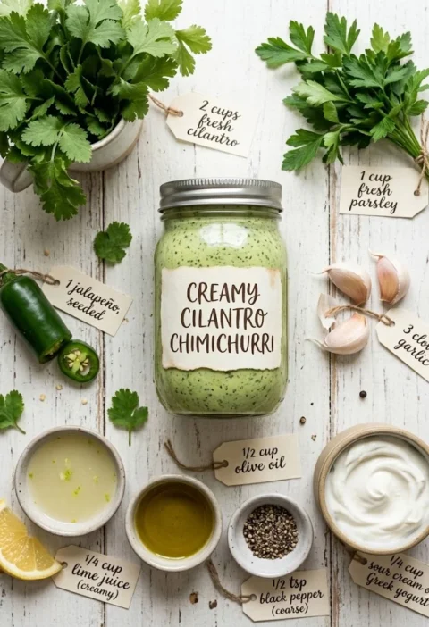 Creamy Cilantro Chimichurri