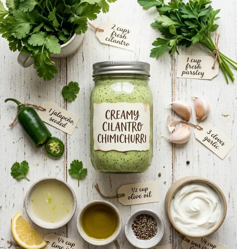 Creamy Cilantro Chimichurri