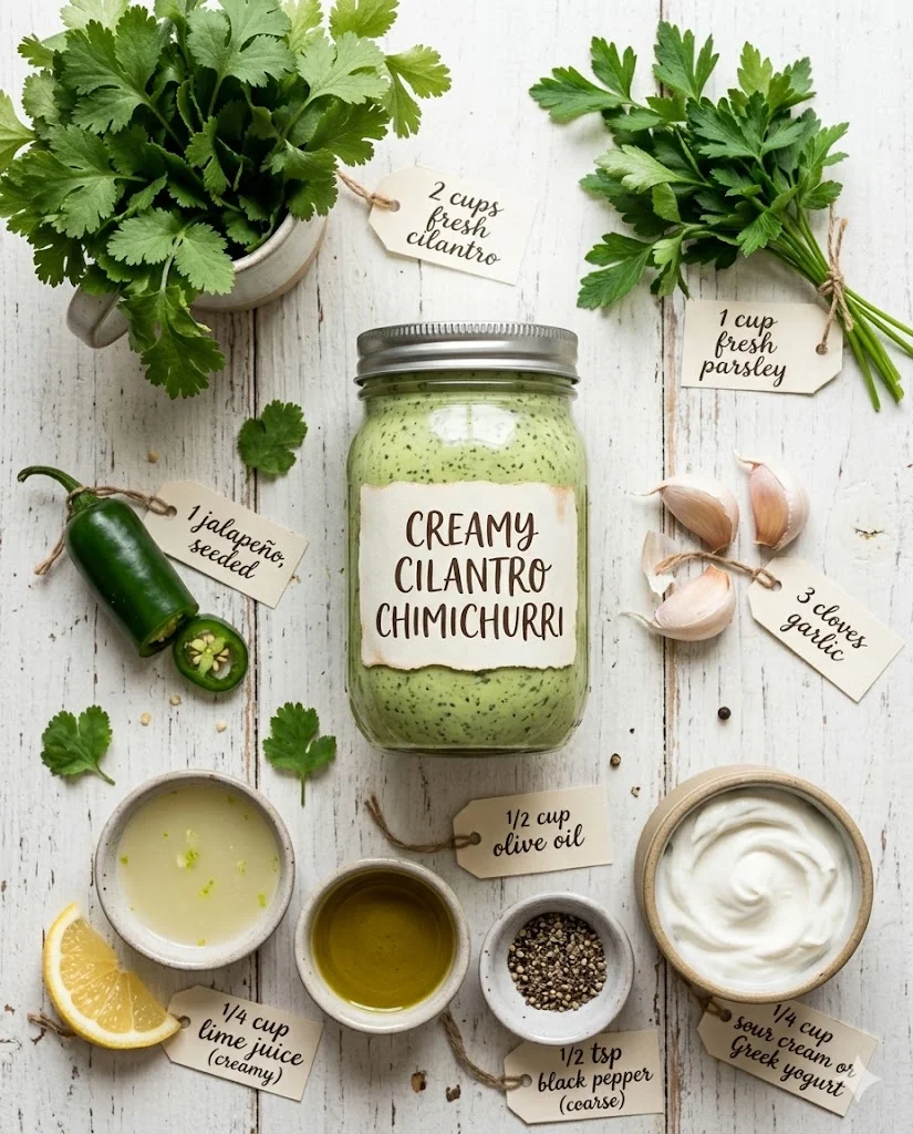 Creamy Cilantro Chimichurri