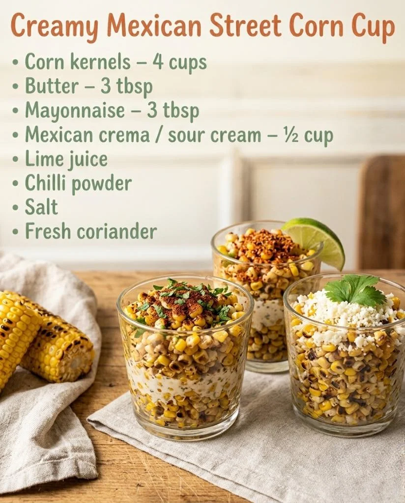 Creamy Mexican Street Corn Cup