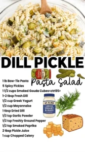 Dill Pickle Pasta Salad