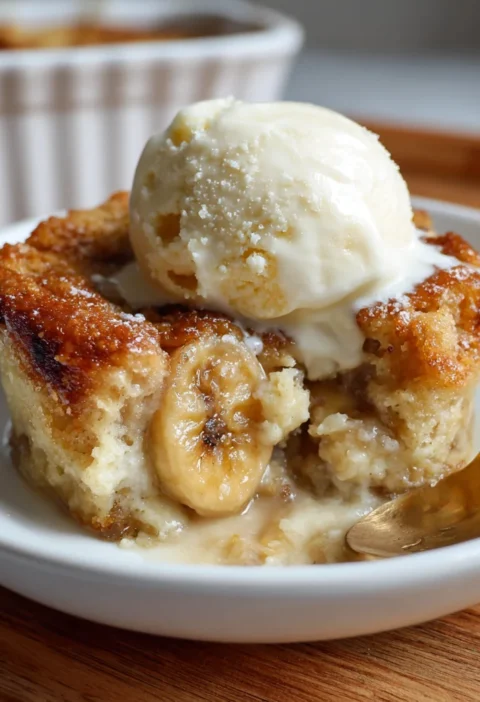 Easy Cobbler Recipe with Banana and Cream Cheese