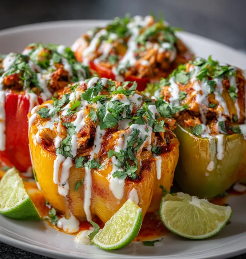 Fajita Chicken Stuffed Peppers