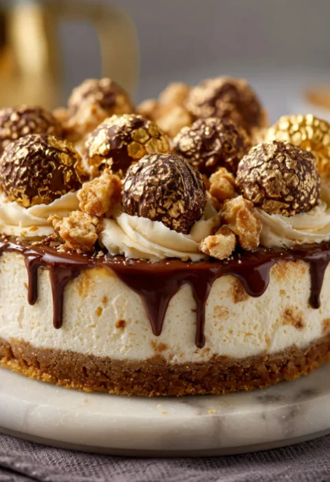 Ferrero Rocher Cheesecake