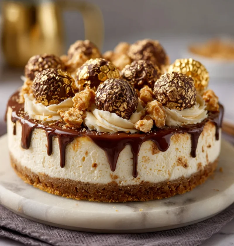 Ferrero Rocher Cheesecake