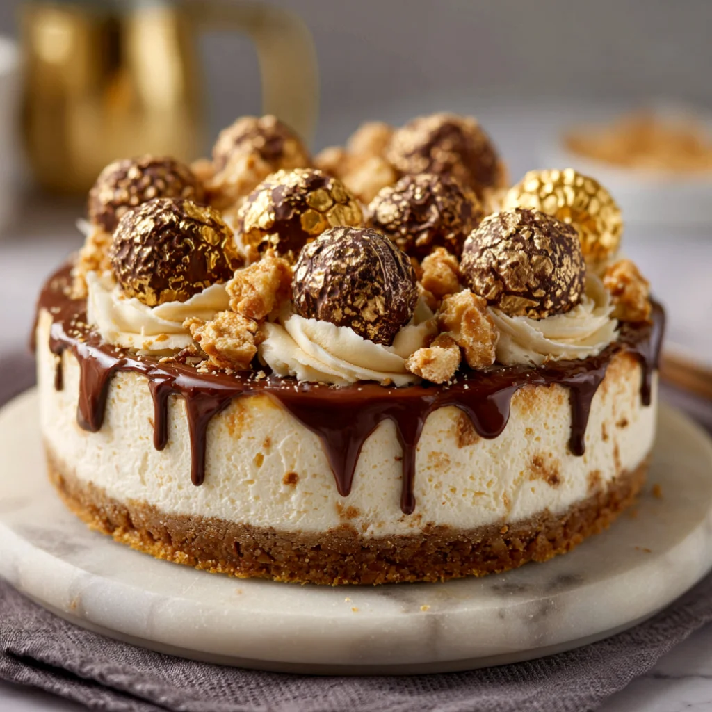 Ferrero Rocher Cheesecake