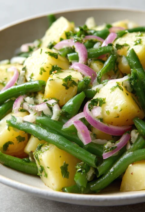 French Style Potato & Green Bean Salad