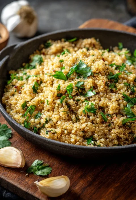 Garlic Butter Quinoa