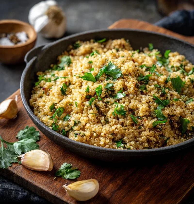 Garlic Butter Quinoa