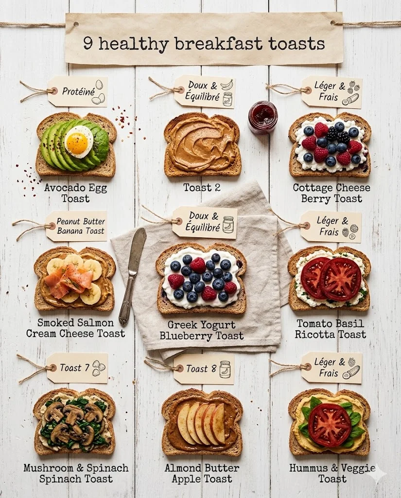 Healthy Breakfast Toast