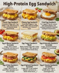 High Protein Egg Sandwich