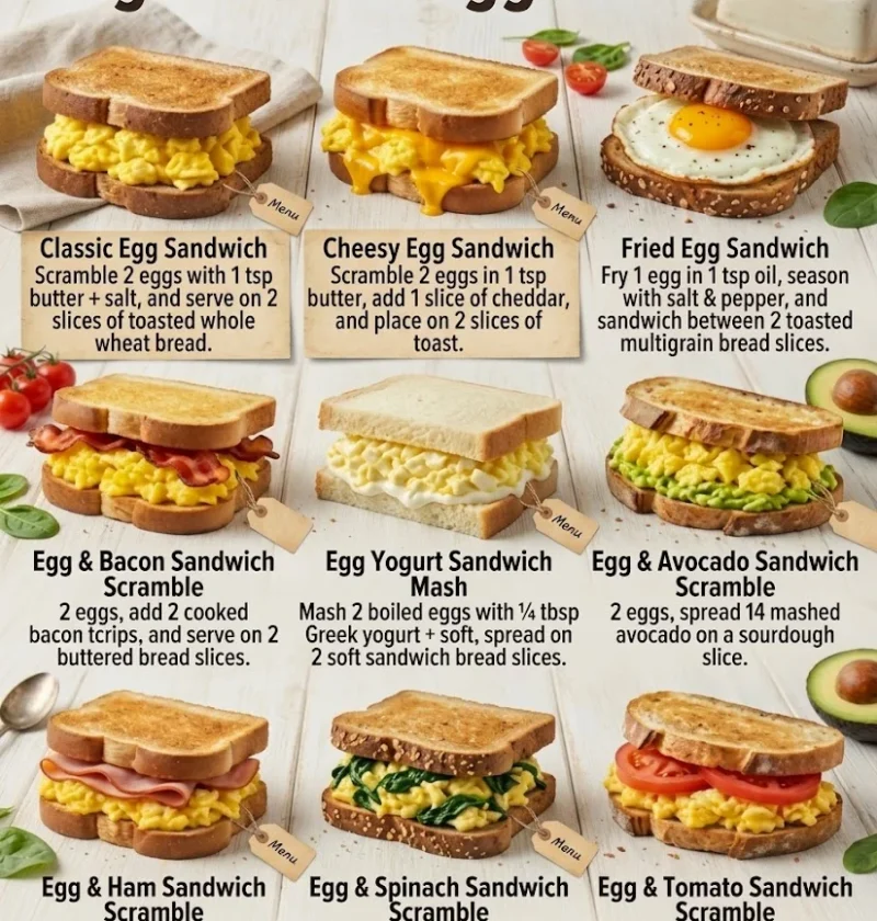 High Protein Egg Sandwich