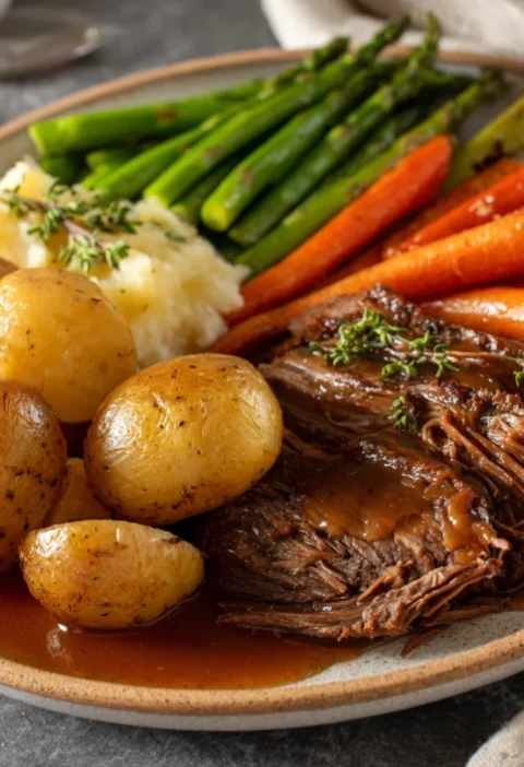 Homestyle Pot Roast Dinner Plate
