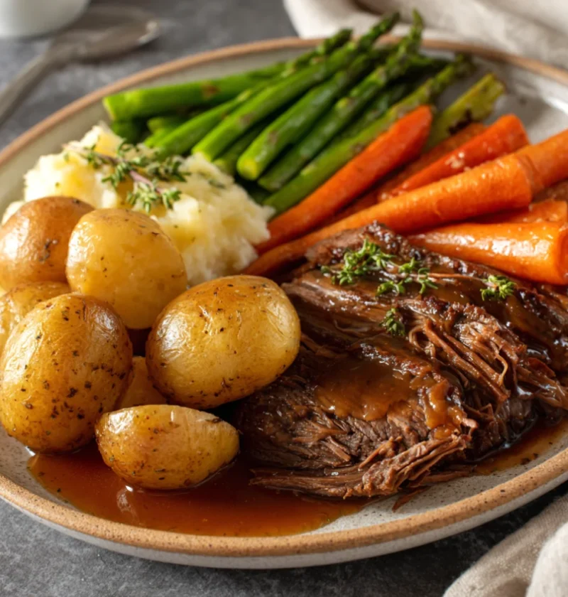 Homestyle Pot Roast Dinner Plate