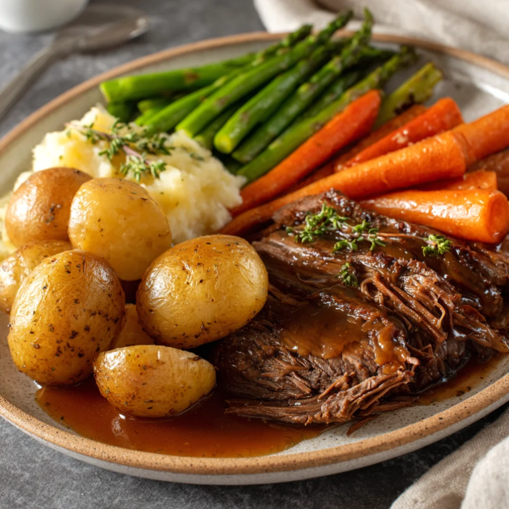 Homestyle Pot Roast Dinner Plate