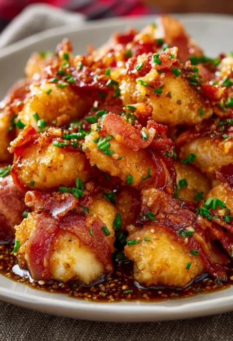 Hot Honey Bacon Chicken Bites