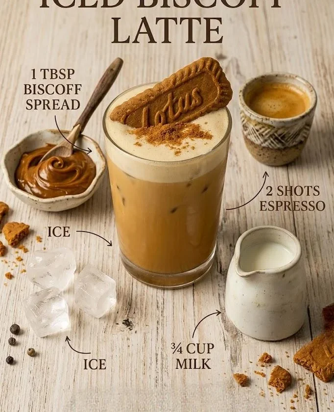Iced Biscoff Latte