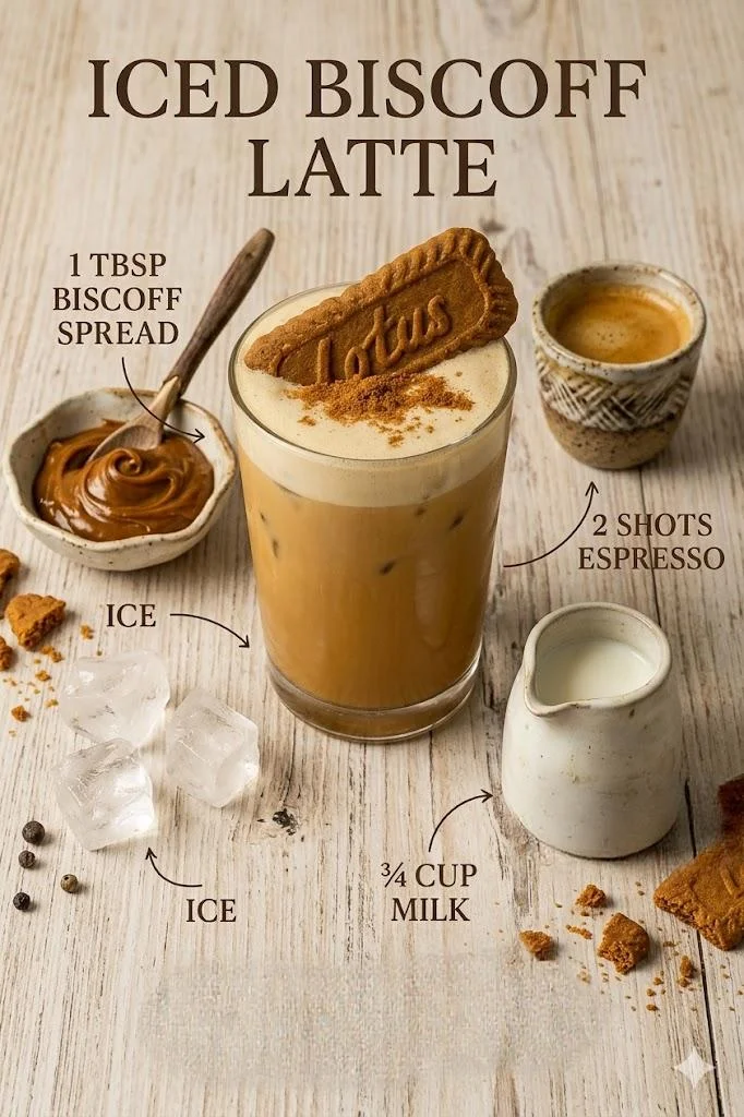 Iced Biscoff Latte