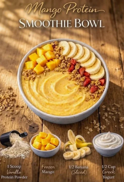 Mango Protein Smoothie Bowl