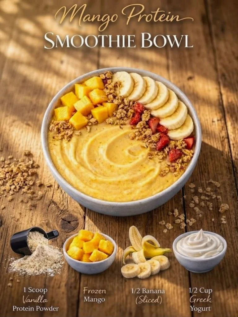 Mango Protein Smoothie Bowl