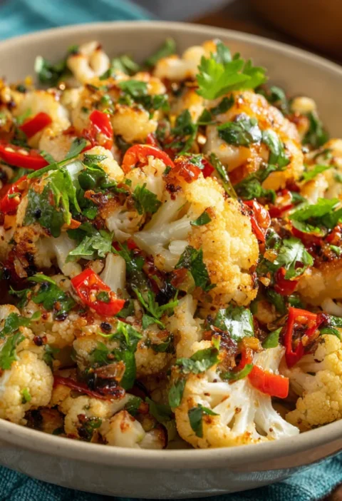 Marinated Cauliflower Salad
