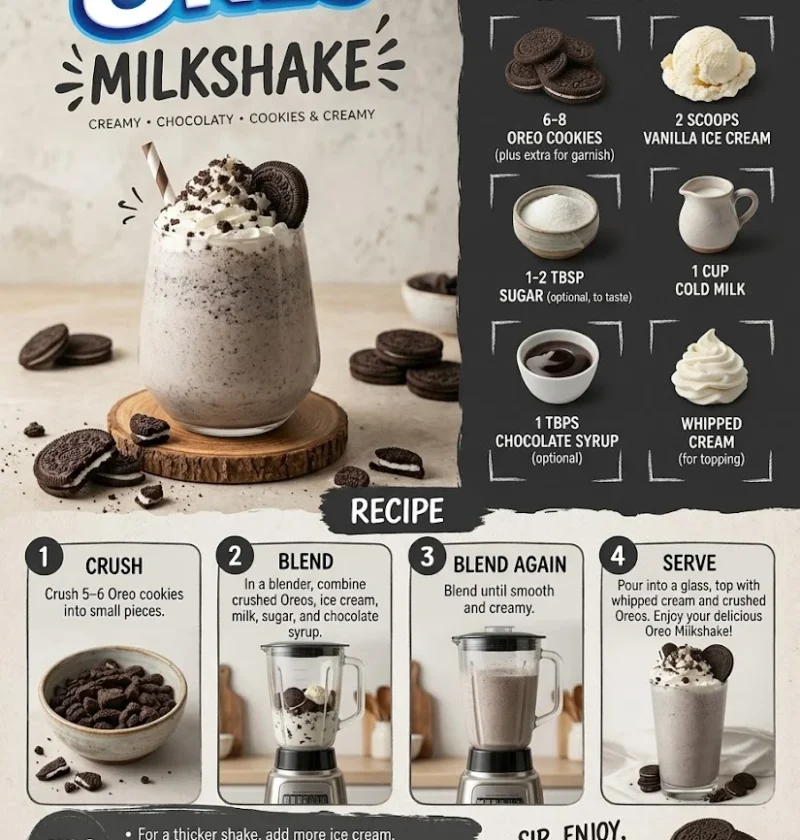 Milkshake Oreo