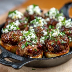 Mini Greek Meatball Bites Recipe