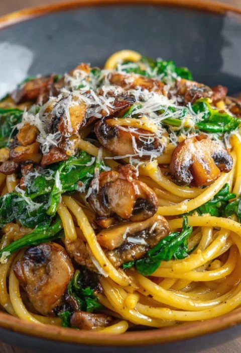 Miso Mushroom Bucatini