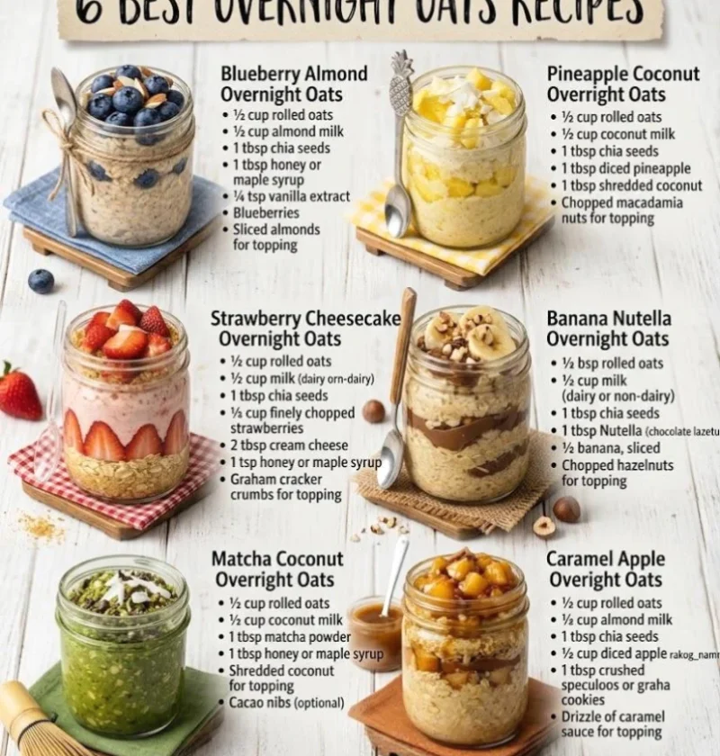 Overnight Oats Recipes