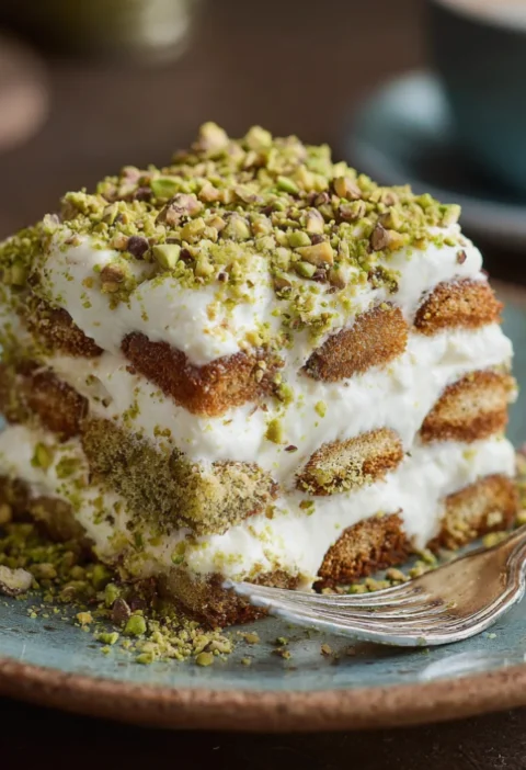 Pistachio Tiramisu