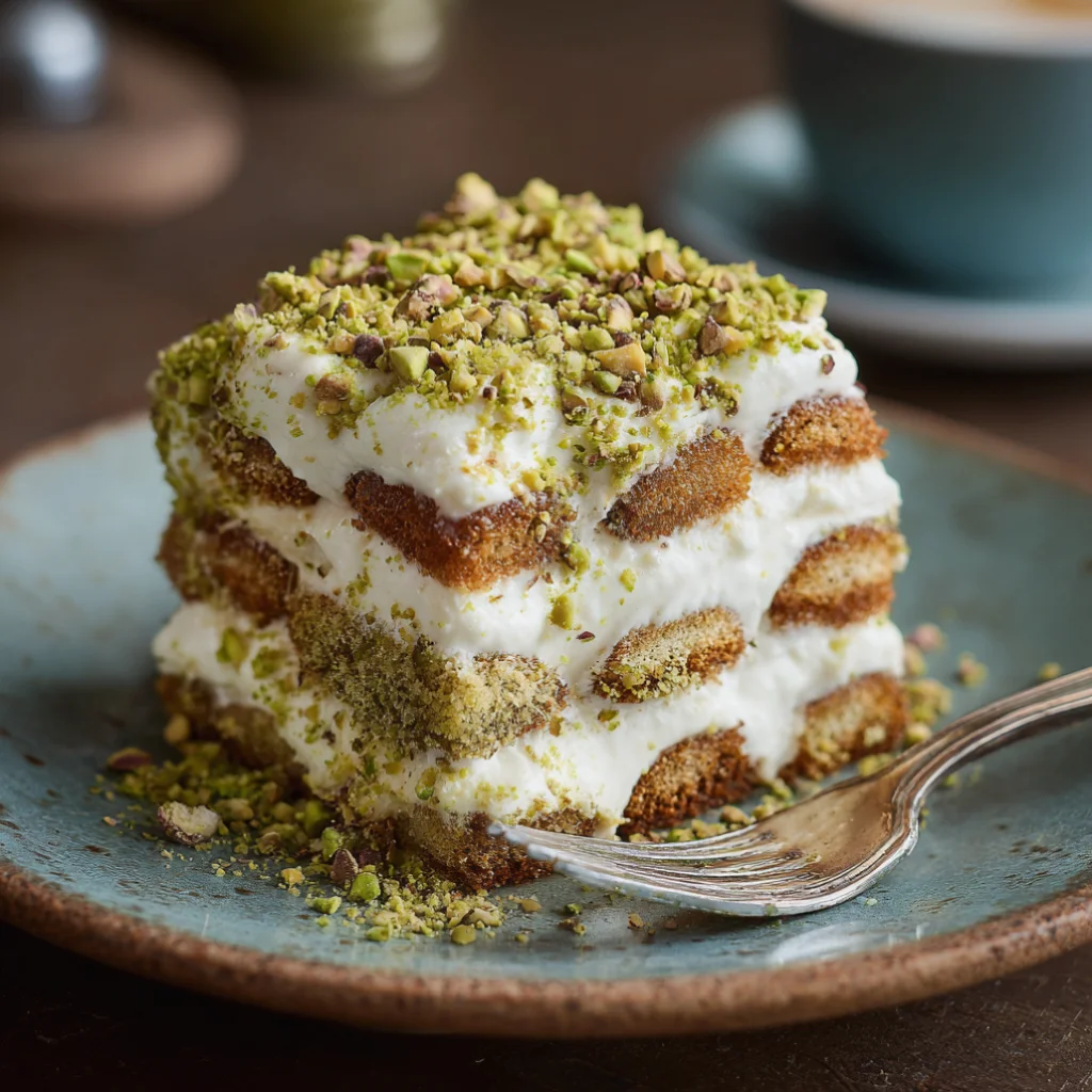 Pistachio Tiramisu