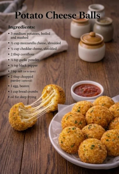 Potato Cheese Balls
