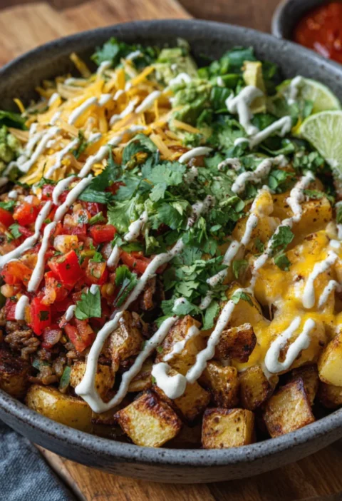 Potato Taco Bowl