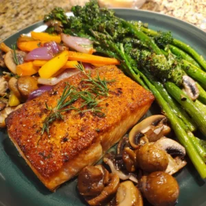 Salmon with Veggie
