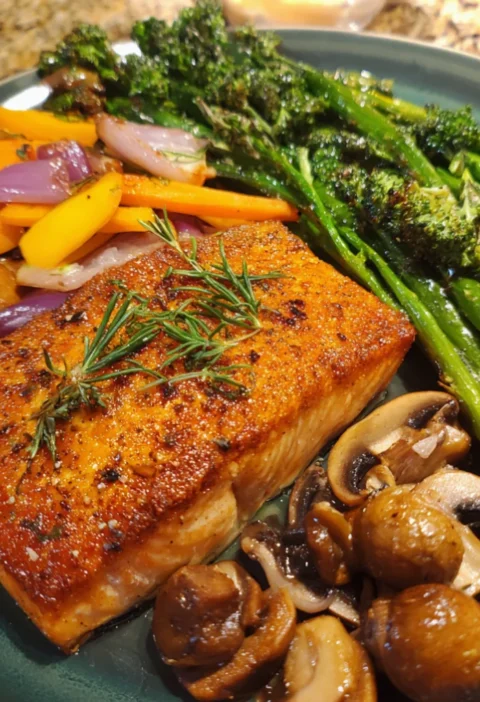 Salmon with Veggie