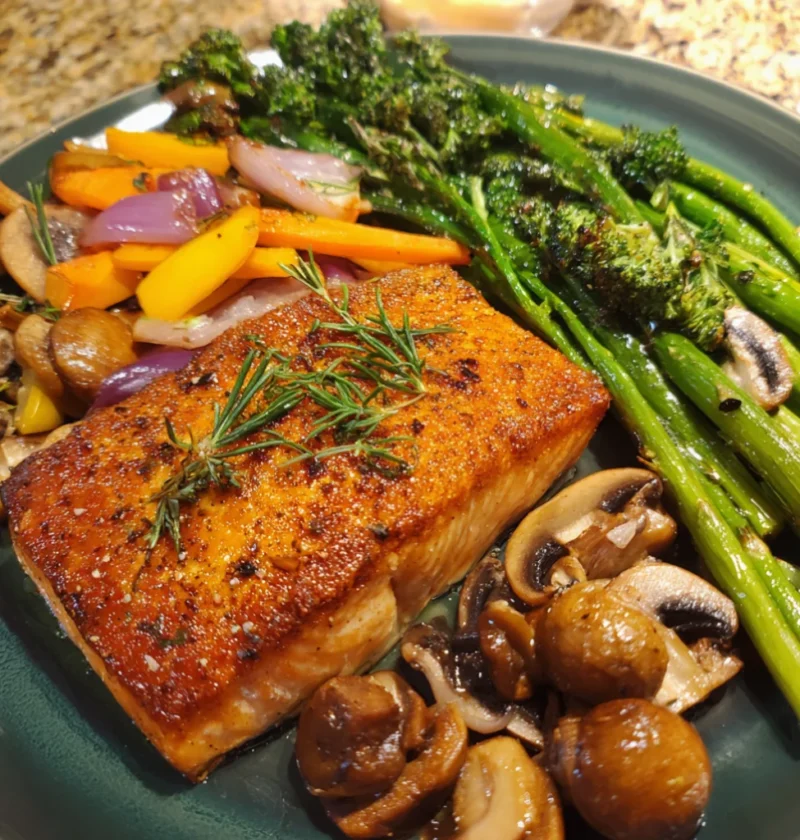 Salmon with Veggie