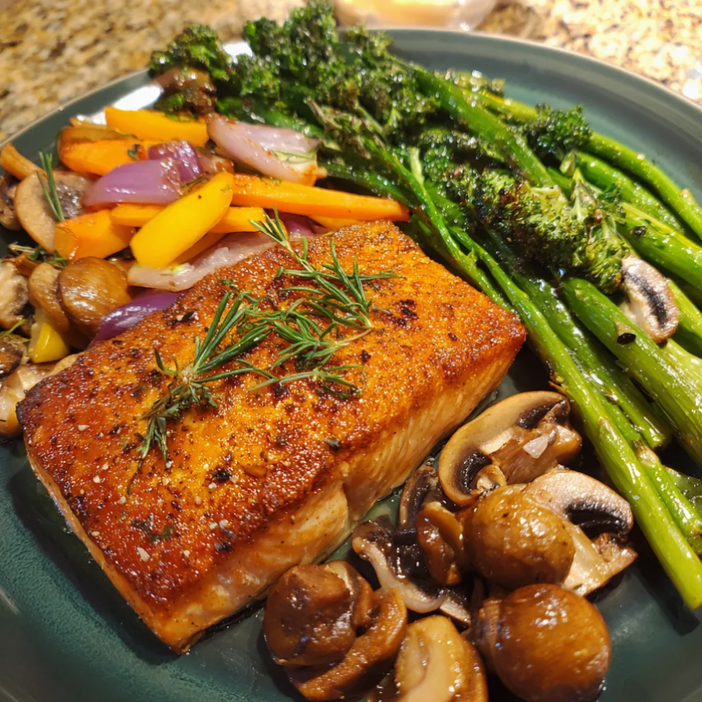 Salmon with Veggie