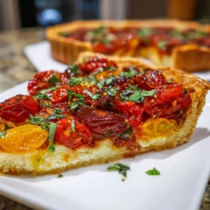 Savory Tomato Basil Tart Delight