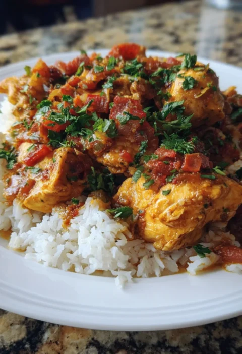 Spicy Brazilian Coconut Chicken