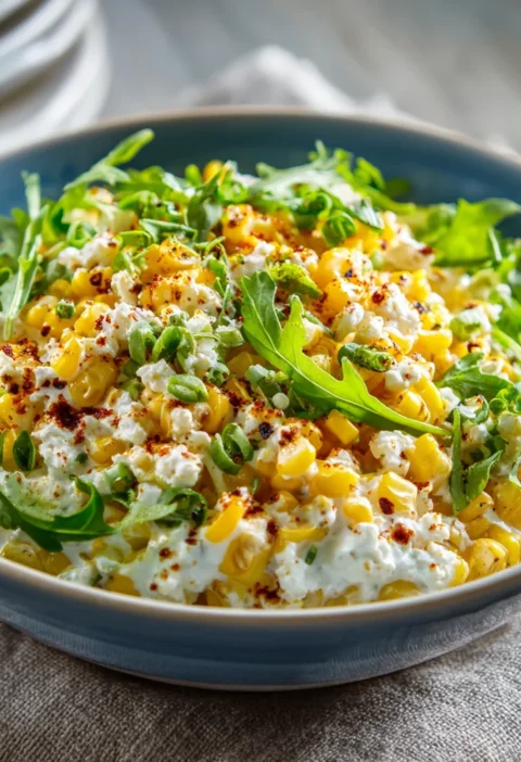 Street Corn Salad with Greek Yogurt