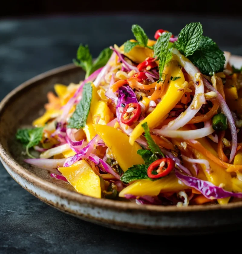 Sweet & Spicy Thai Mango Salad