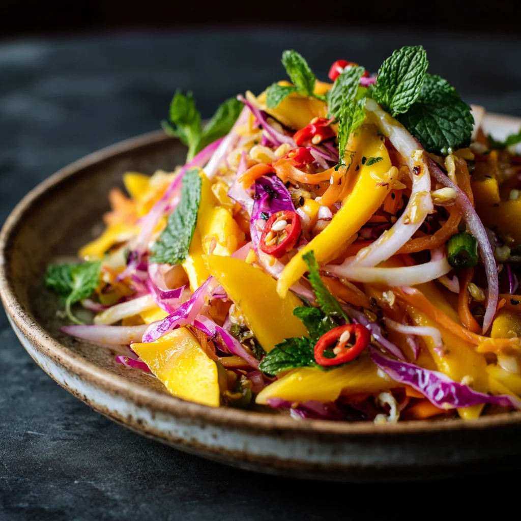 Sweet & Spicy Thai Mango Salad