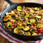 Garlic Butter Steak & Zucchini Delight