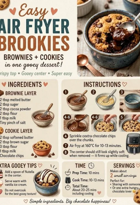 Air Fryer Brookies