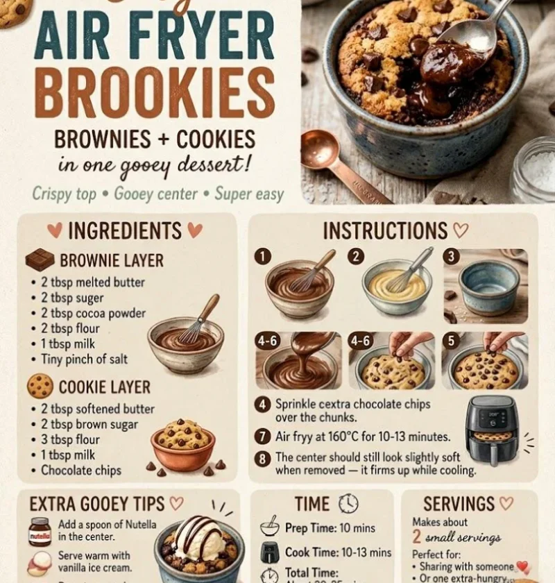 Air Fryer Brookies