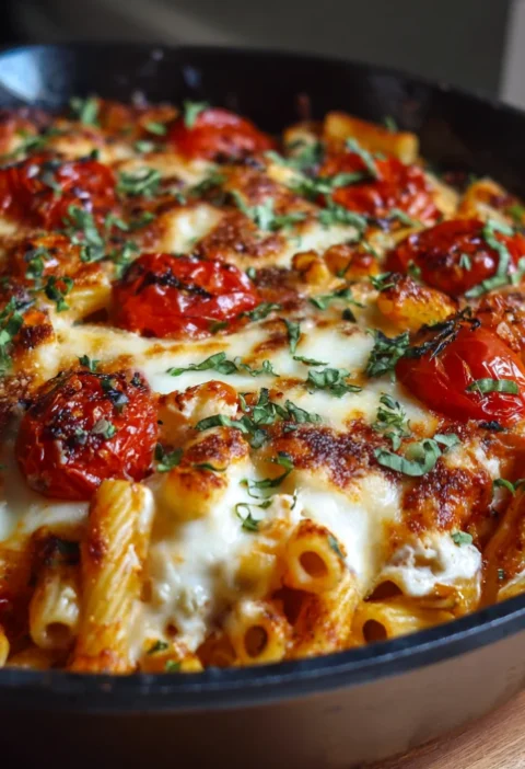 baked tomato ricotta pasta