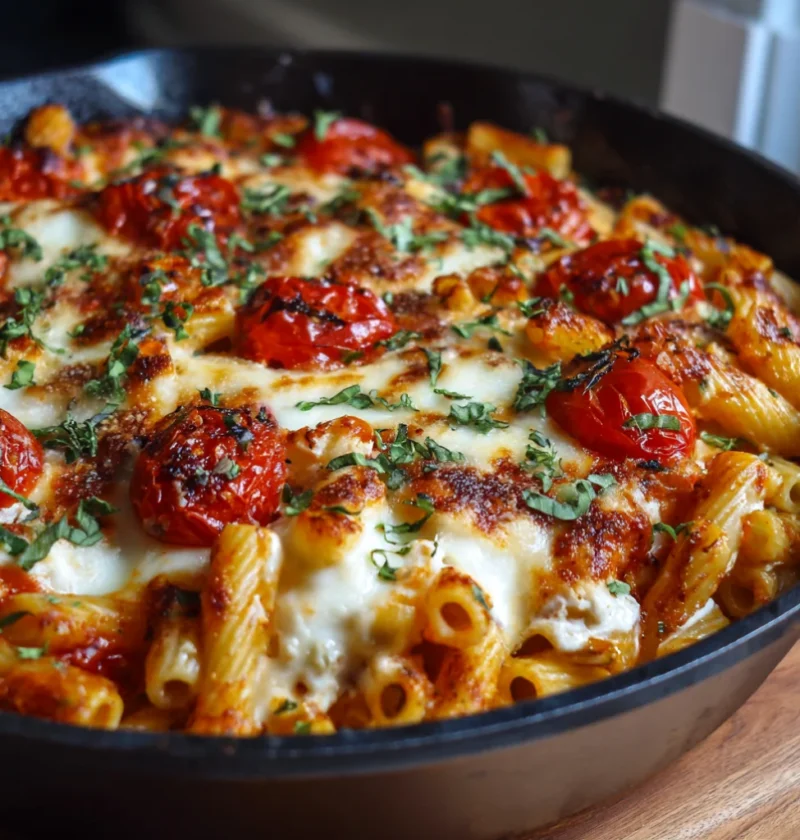 baked tomato ricotta pasta