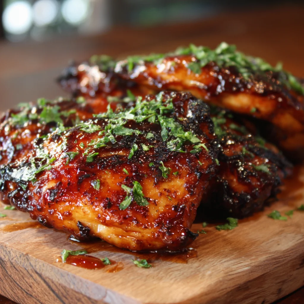 Simple BBQ Chicken Oven Recipe With Honey Glaze